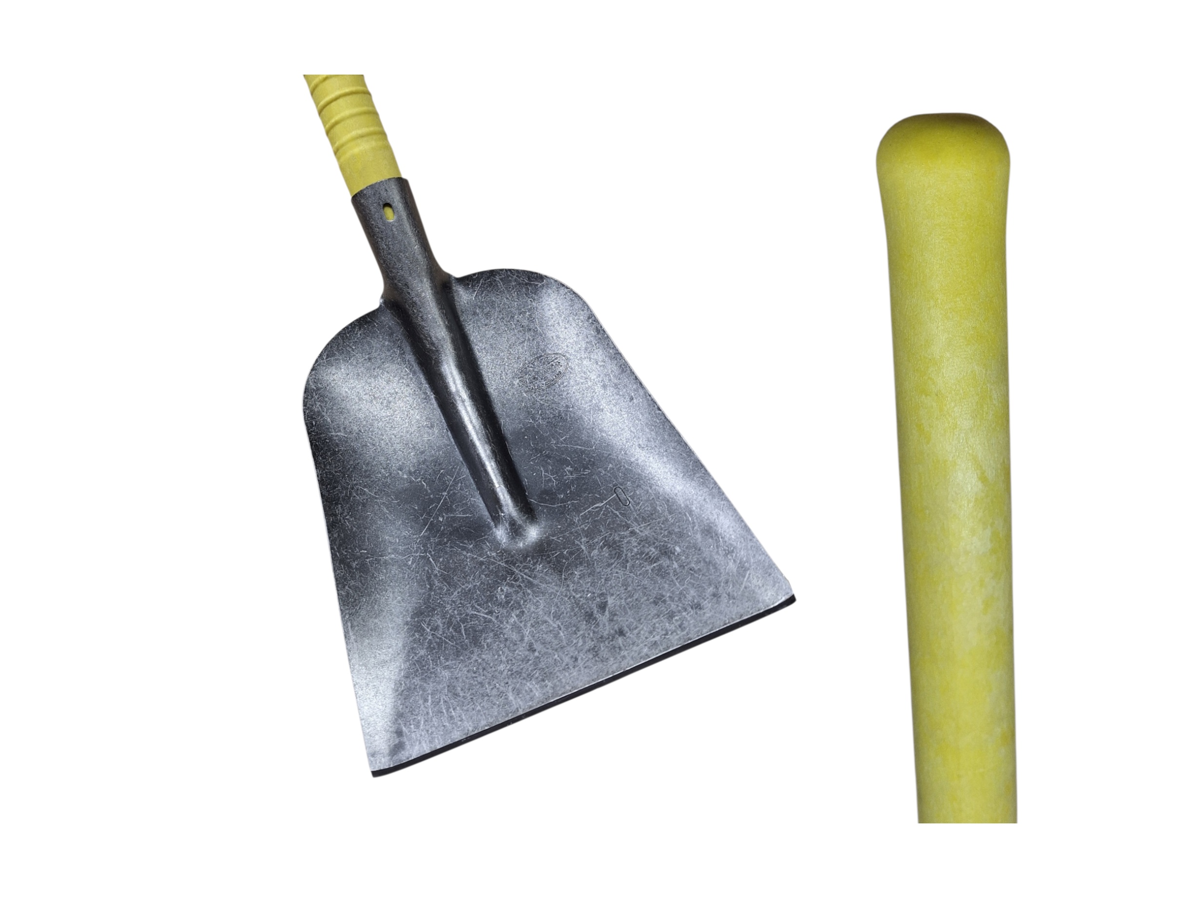 Dutch square mouth shovel with 130cm fiberglass straight handle